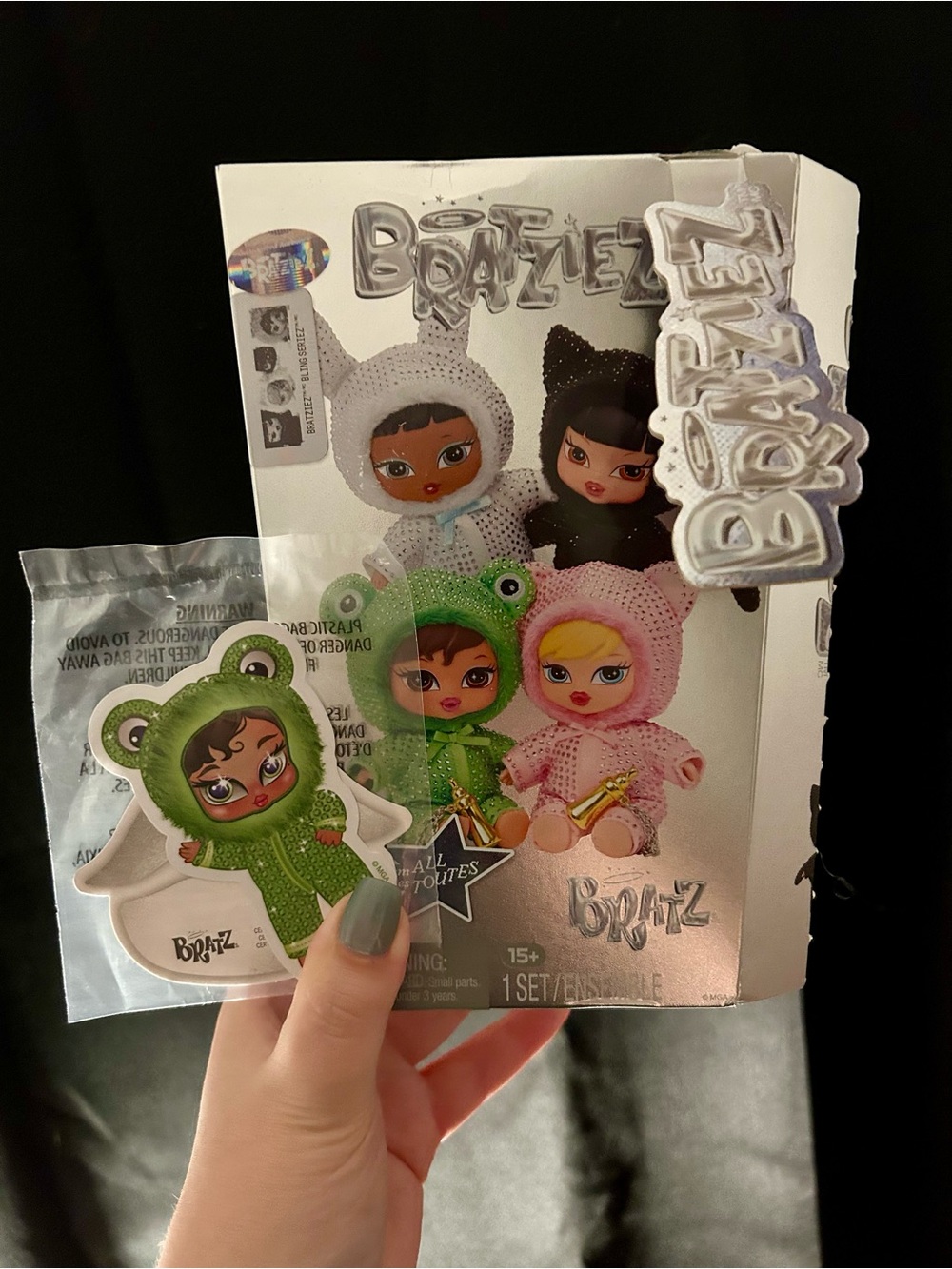 Bratziez Bling Bag Charm - Yasmin Frog